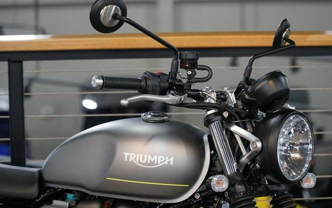 2023 Triumph Speed Twin 900 Matte Silver Ice