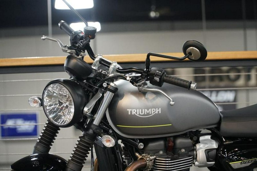 2023 Triumph Speed Twin 900 Matte Silver Ice