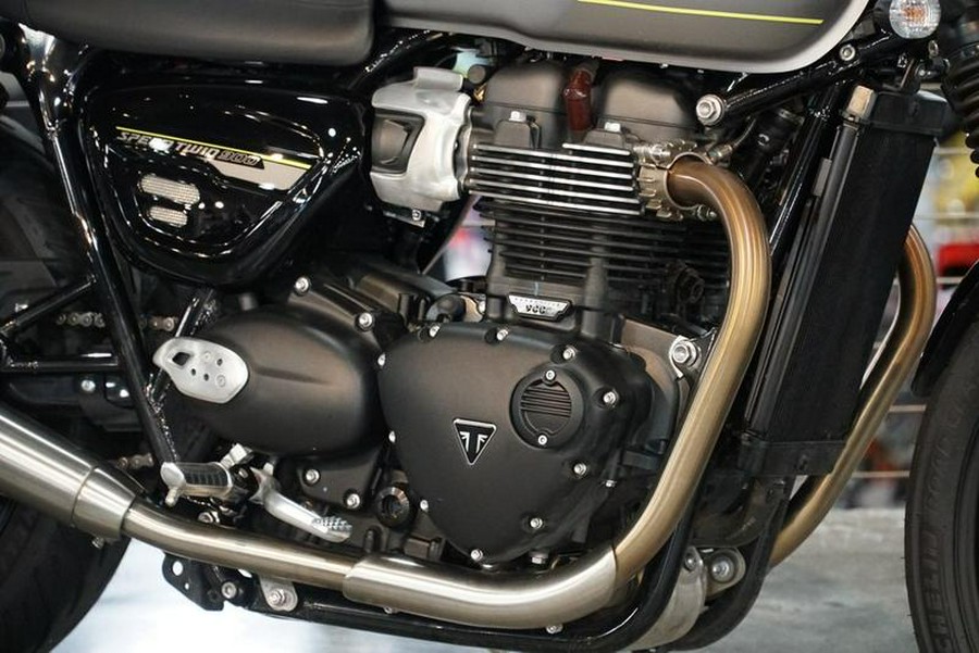 2023 Triumph Speed Twin 900 Matte Silver Ice