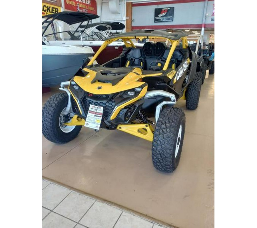 2024 Can-Am® Maverick R X RS Carbon Black & Neo Yellow