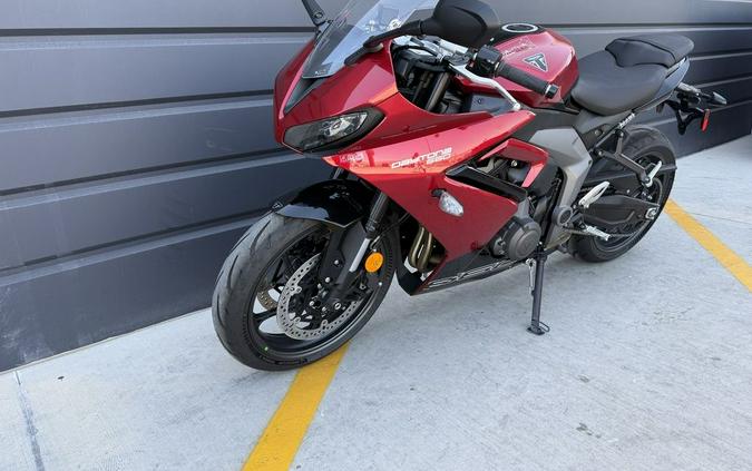 2025 Triumph Daytona 660 Carnival Red/Sapphire Black