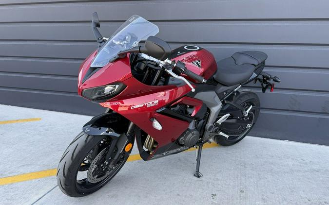 2025 Triumph Daytona 660 Carnival Red/Sapphire Black