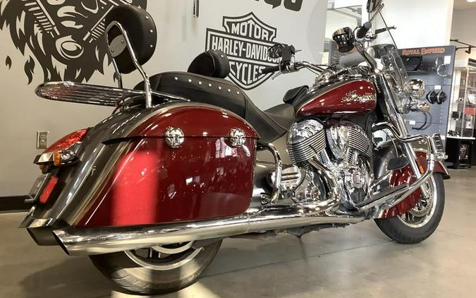 2019 Indian Motorcycle® Springfield® Steel Gray / Burgundy Metallic