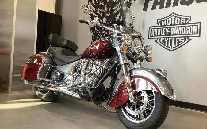 2019 Indian Motorcycle® Springfield® Steel Gray / Burgundy Metallic