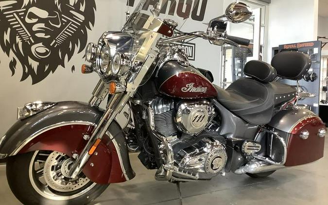 2019 Indian Motorcycle® Springfield® Steel Gray / Burgundy Metallic