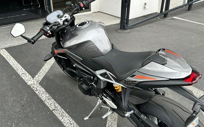 2024 Triumph Street Triple 765 RS Silver Ice