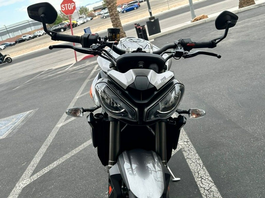 2024 Triumph Street Triple 765 RS Silver Ice