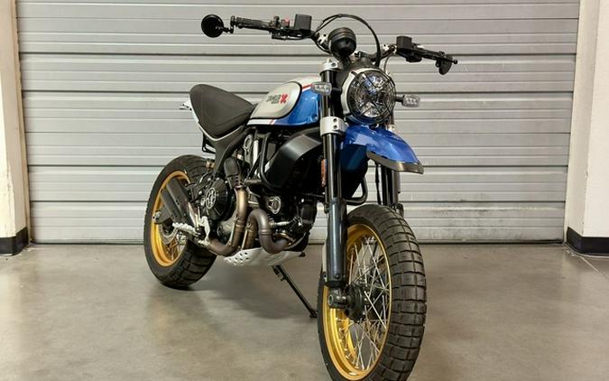 2022 Ducati Scrambler Desert Sled Sparking Blue