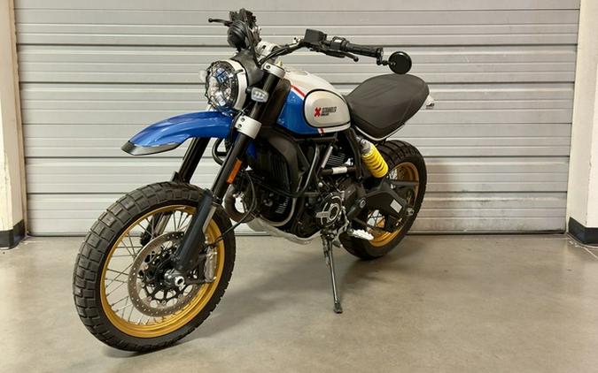 2022 Ducati Scrambler Desert Sled Sparking Blue