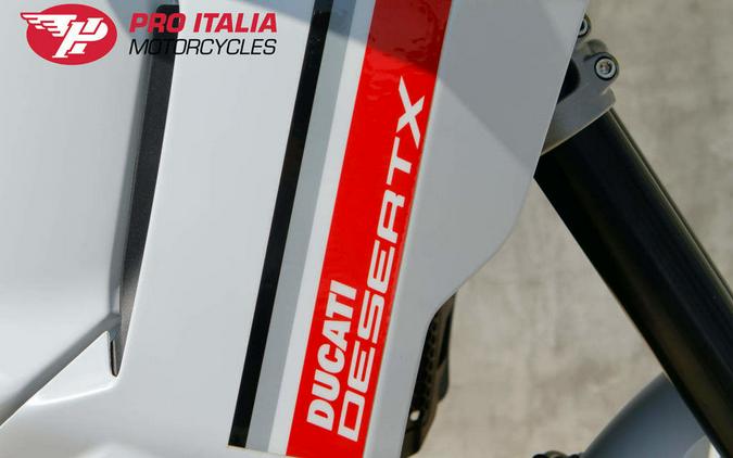 2023 Ducati DesertX Star White Silk