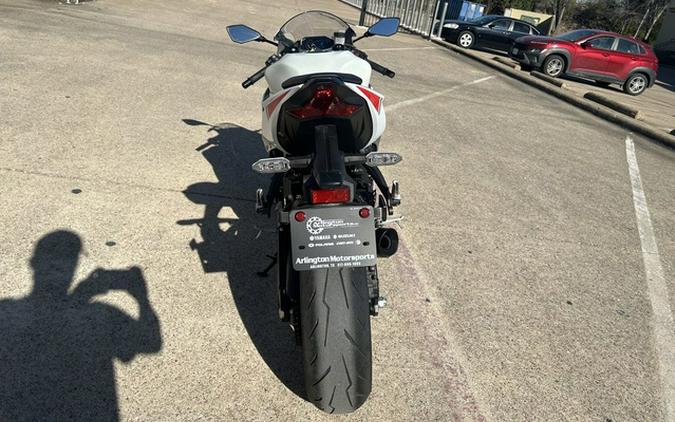 2024 Kawasaki Ninja ZX-6R ABS Pearl Robotic White/Metallic