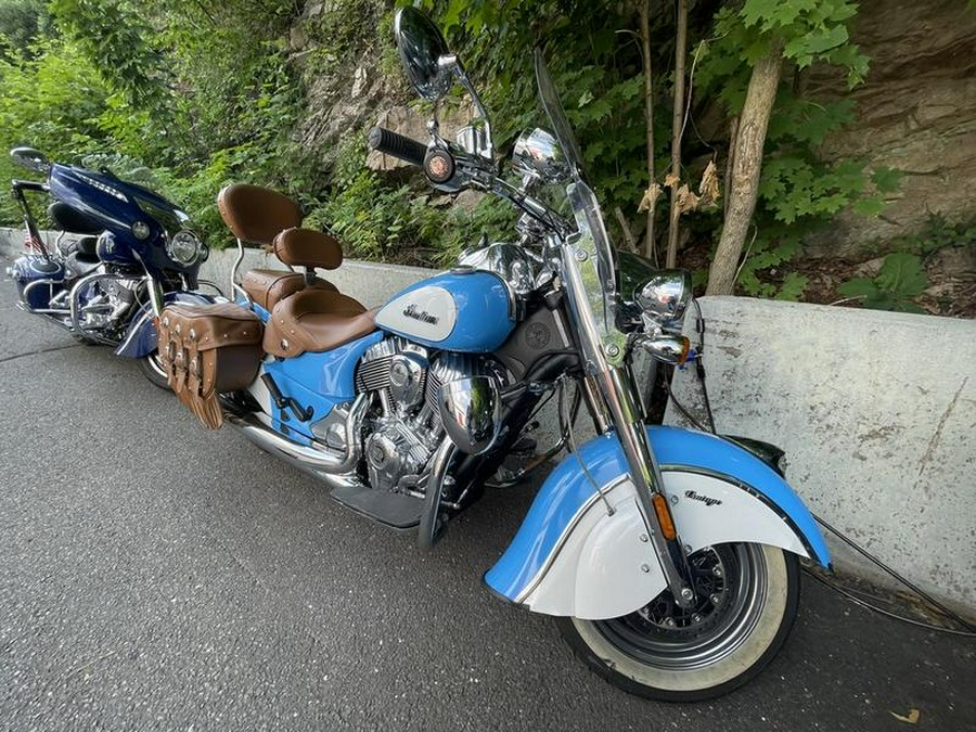 2019 Indian Motorcycle® Chief® Vintage Sky Blue / Pearl White