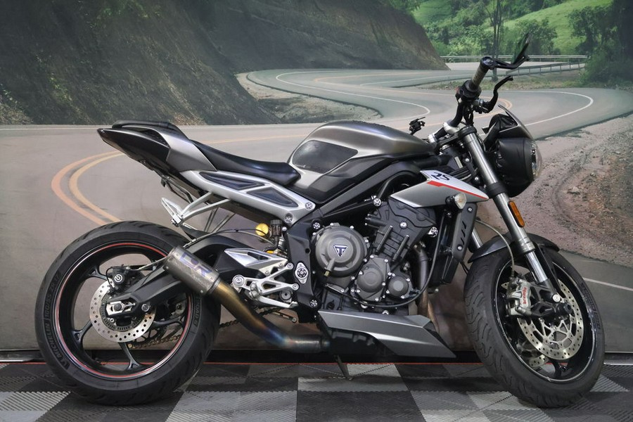 2018 Triumph Street Triple RS Matt Silver Ice