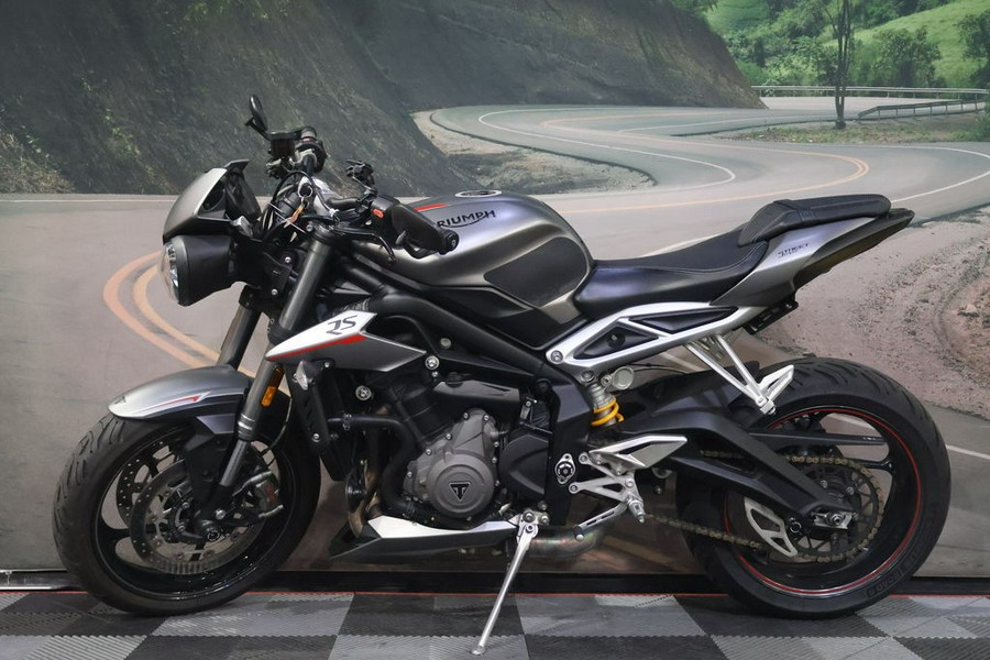 2018 Triumph Street Triple RS Matt Silver Ice