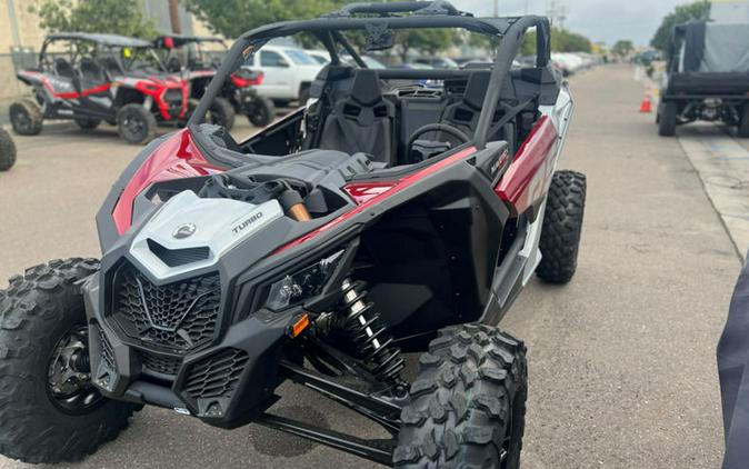 2024 Can-Am® Maverick X3 RS Turbo Fiery Red & Hyper Silver