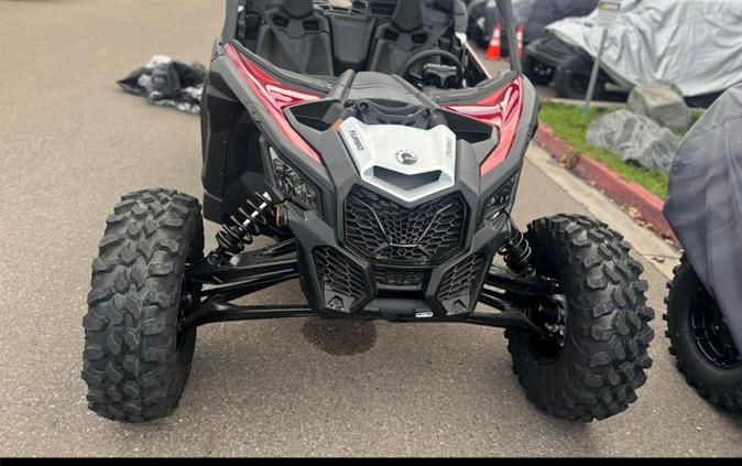 2024 Can-Am® Maverick X3 RS Turbo Fiery Red & Hyper Silver