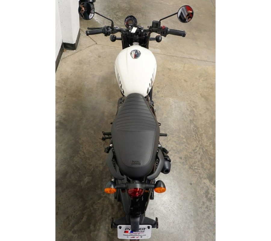 2023 Royal Enfield Hunter 350 Dapper White