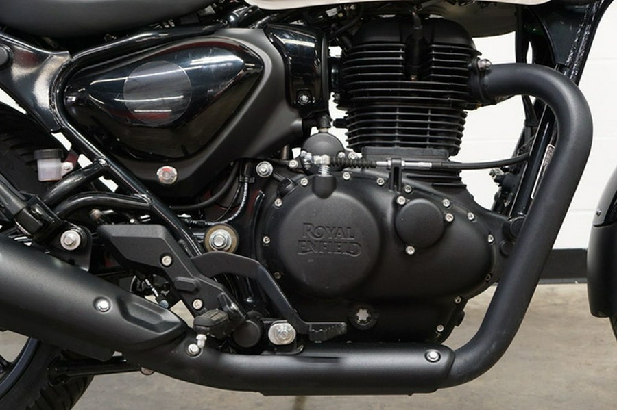 2023 Royal Enfield Hunter 350 Dapper White