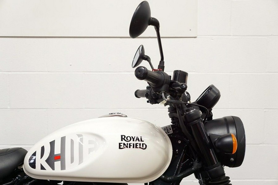 2023 Royal Enfield Hunter 350 Dapper White