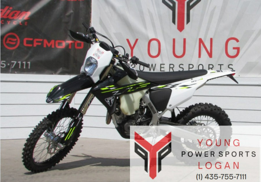 2026 Triumph TF 450-E Jet Black/Pure White