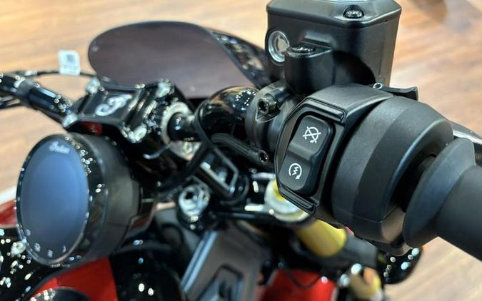 2025 Indian Motorcycle® 101 Scout® Sunset Red Metallic with Graphics