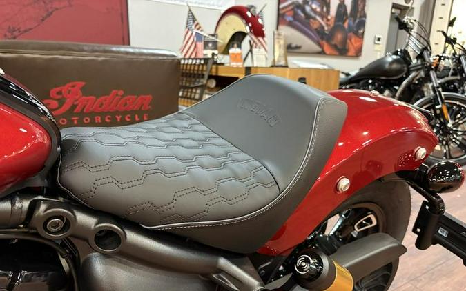 2025 Indian Motorcycle® 101 Scout® Sunset Red Metallic with Graphics