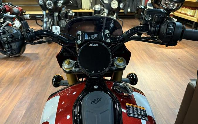 2025 Indian Motorcycle® 101 Scout® Sunset Red Metallic with Graphics