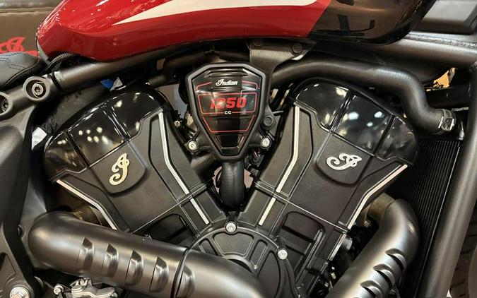 2025 Indian Motorcycle® 101 Scout® Sunset Red Metallic with Graphics