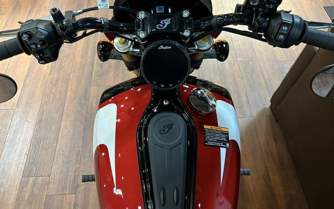 2025 Indian Motorcycle® 101 Scout® Sunset Red Metallic with Graphics