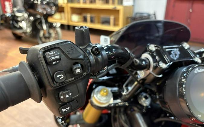 2025 Indian Motorcycle® 101 Scout® Sunset Red Metallic with Graphics