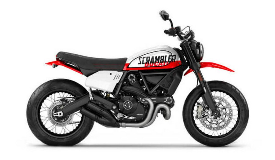 2022 Ducati Scrambler Urban Motard Star White Silk and Ducati GP ’19 Red