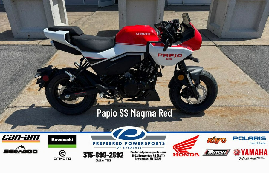 2025 CFMOTO Papio SS Magma Red
