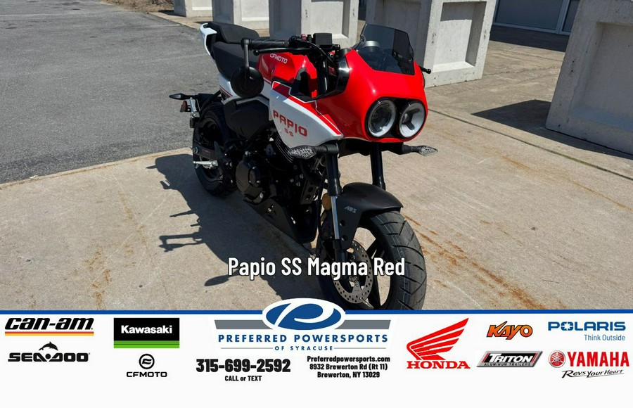 2025 CFMOTO Papio SS Magma Red
