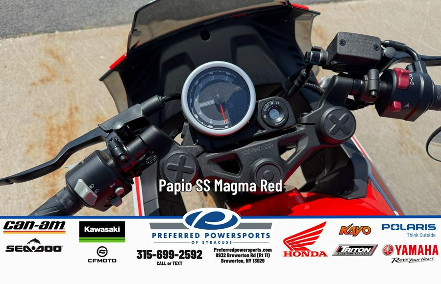 2025 CFMOTO Papio SS Magma Red