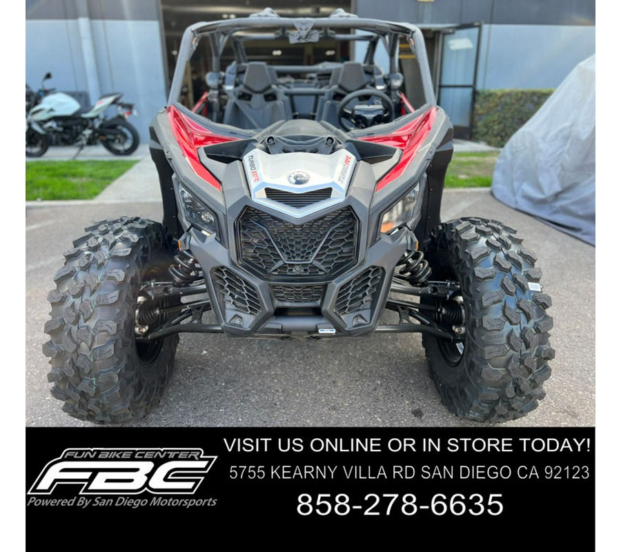 2024 Can-Am® Maverick X3 MAX DS Turbo RR Fiery Red & Hyper Silver