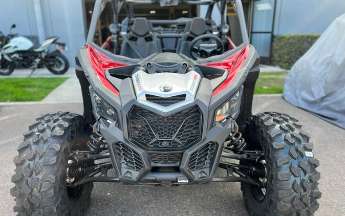 2024 Can-Am® Maverick X3 MAX DS Turbo RR Fiery Red & Hyper Silver