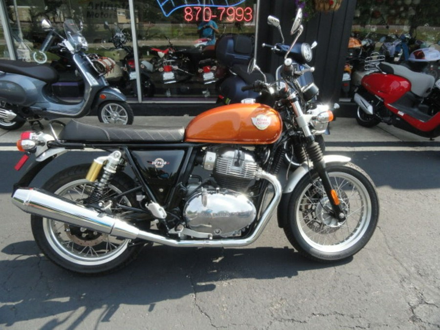 2022 Royal Enfield Int650 Orange Crush