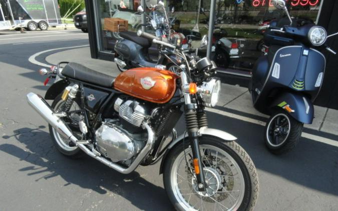 2022 Royal Enfield Int650 Orange Crush