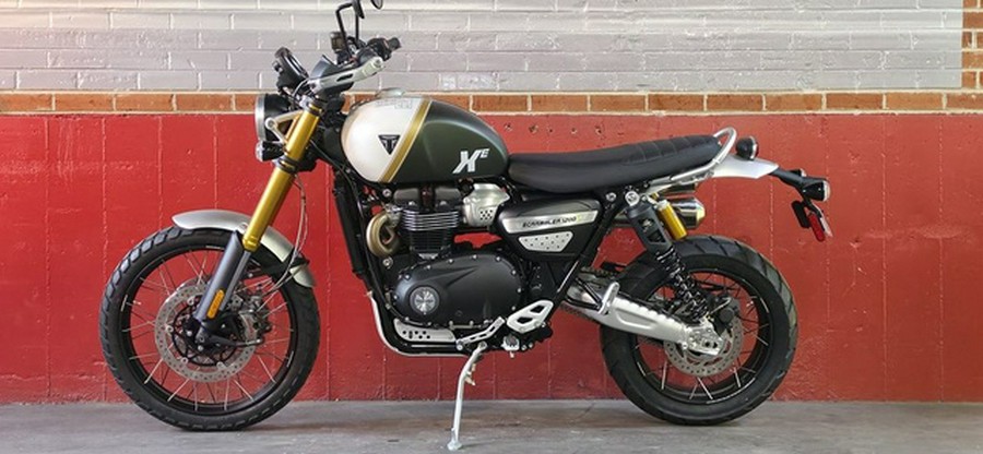 2026 Triumph Scrambler 1200 XE Matte Khaki Green