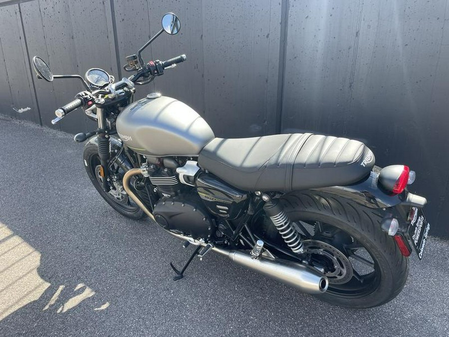 2023 Triumph Speed Twin 900 Matte Silver Ice