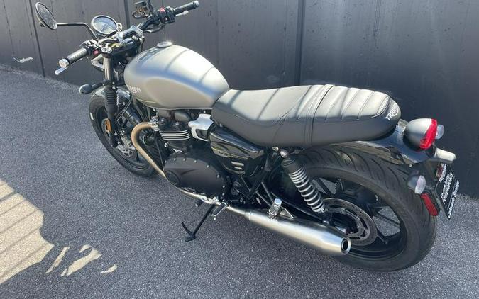 2023 Triumph Speed Twin 900 Matte Silver Ice