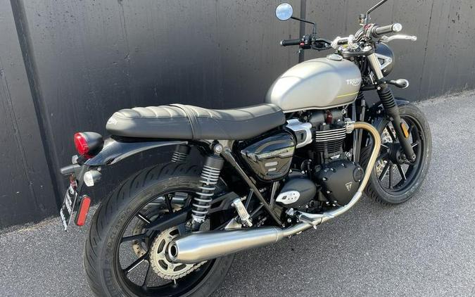 2023 Triumph Speed Twin 900 Matte Silver Ice