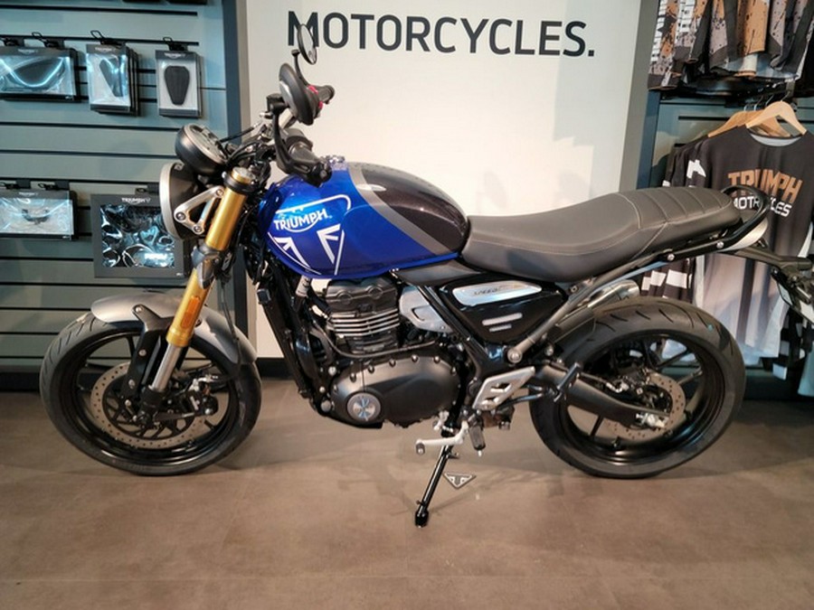 2024 Triumph Speed 400 Caspian Blue / Storm Grey