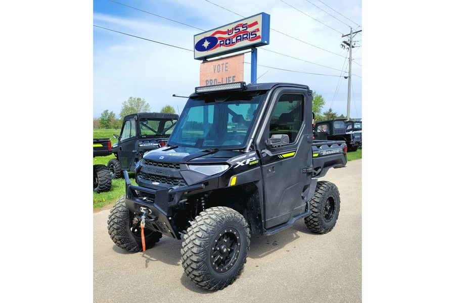 2023 Polaris Industries RANGER XP 1000 Premium Super Graphite with Lifted Lime Accents