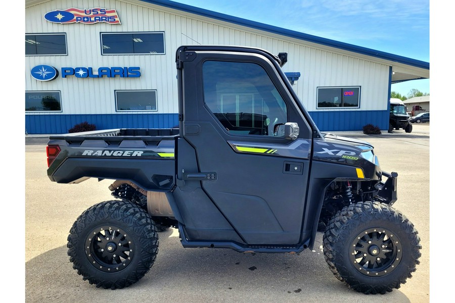 2023 Polaris Industries RANGER XP 1000 Premium Super Graphite with Lifted Lime Accents