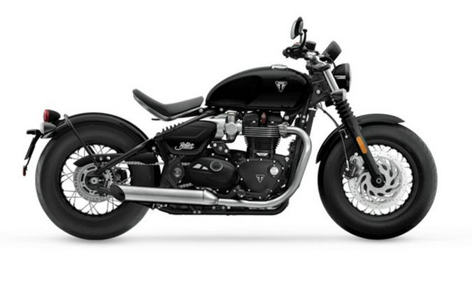 2026 Triumph Bonneville Bobber Jet black Interstellar Blue