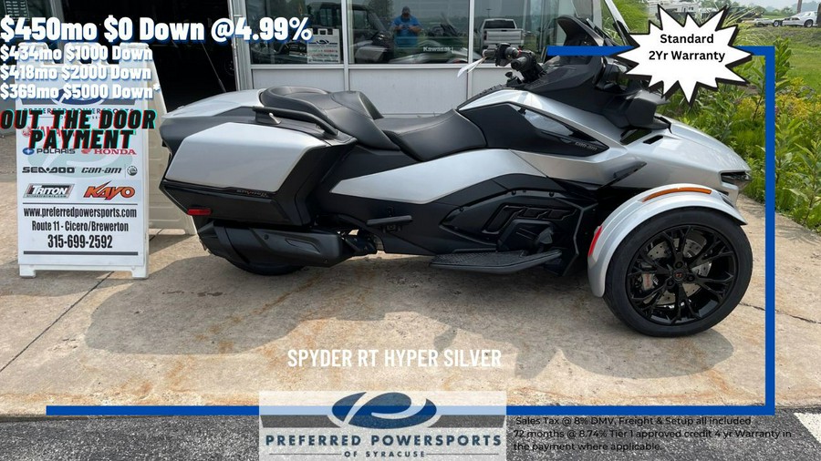 2023 Can-Am Spyder RT Hyper Silver