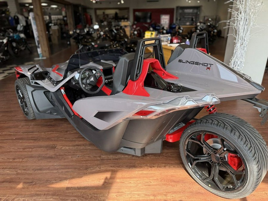 2026 Polaris Slingshot R AutoDrive Radiant Gray with Indy Red Pearl