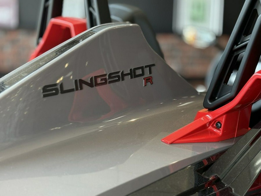 2026 Polaris Slingshot R AutoDrive Radiant Gray with Indy Red Pearl