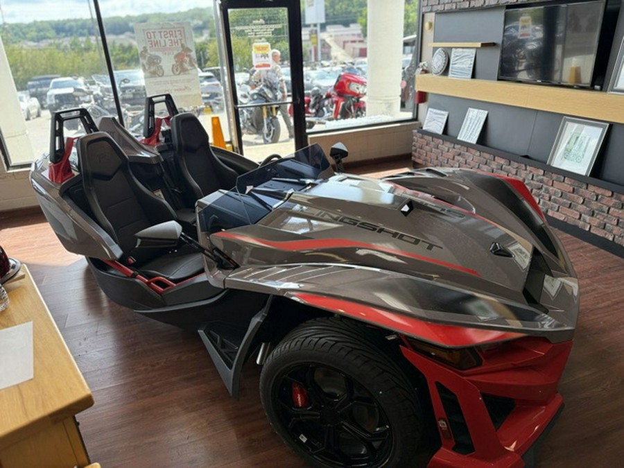 2026 Polaris Slingshot R AutoDrive Radiant Gray with Indy Red Pearl